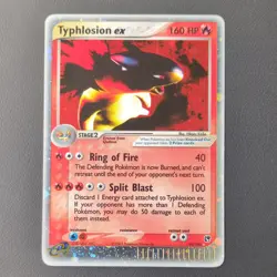 Pokemon Typhlosion ex 99/100 Sandstorm EX Holo Ultra Rare Stage 2 160 HP English - Image 1