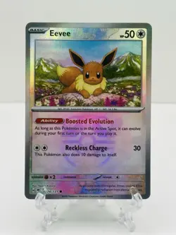 🔥Pokemon TCG-Eevee-Master Ball Pattern-074/131-Sv: Prismatic Evolutions-M/NM!🔥 - Image 1