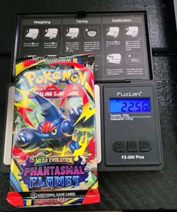 22.56g HEAVY!! Pokemon TCG: Mega Evo Phantasmal Flames Pack SEALED - Image 1