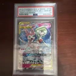 Pokemon Gardevoir & Sylveon GX Unbroken Bonds Holo 130/214 HP260 PSA10 - Image 1