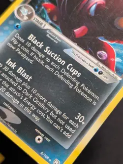 Dark Octillery 8/109 Team Rocket Returns Pokemon MP Holo - Image 3