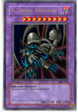 B. Skull Dragon - MRD-018 - Ultra Rare - 1st Edition PL/MP Yugioh Metal Raiders - Image 1