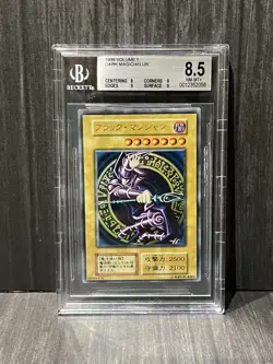 Dark Magician BGS 8.5 Volume 1 Japanese Yu-Gi-Oh! 1999 1st Edition Ultra Rare - Image 1
