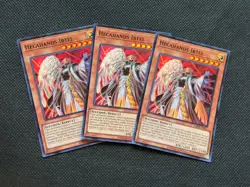DBPR-AE001 Hecahands Ibtel x3 Super Rare YuGiOh Playset - Image 2