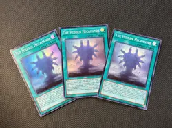 The Hidden Hecahands x3 DBPR-AE008 Super Rare YuGiOh Playset - Image 1