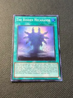 The Hidden Hecahands x3 DBPR-AE008 Super Rare YuGiOh Playset - Image 4