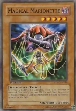 Magical Marionette - SDSC-EN010 - Common - 1st Edition Lightly Played Structure - Image 1