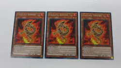 3x VOLCANIC RIMFIRE MONSTER LD10-EN020 1ST EDITION RARE YUGIOH PACK FRESH - Image 1