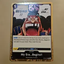 One Piece Emperors in the New World #OP09-096 Foil My Era...Begins!! NM TCG - Image 1