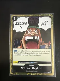 My Era...Begins!! OP09-096 R COLD FOIL The Best Vol.2 -Near Mint- One Piece CCG - Image 1