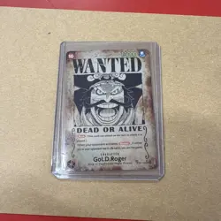 2025 One Piece English OP09-118 Gol.D.Roger Wanted Poster SP!!! - Image 1