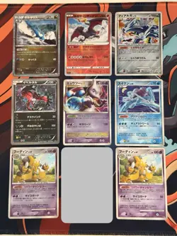 Pokemon Japanese Cards Bundle Holo Lot Mewtwo Charizard Early 2000s 8 Cards - Image 1