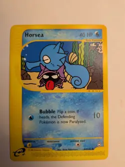 Pokemon TCG - HORSEA - 84/147 - E-CARD SERIES: AQUAPOLIS (2003) - Image 1