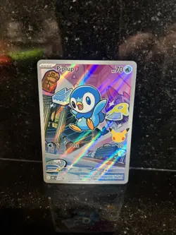 2026 Pokemon TCG MEP EN Piplup 30th Anniversary Promo Card #042 - Image 1
