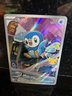 2026 Pokemon TCG MEP EN Piplup 30th Anniversary Promo Card #042 - Image 2