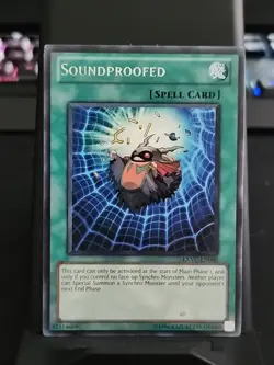 Soundproofed - Rare Foil - Yugioh Spell Card - Vintage - Image 1