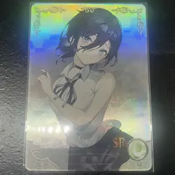 Goddess Story Anime Waifu Doujin CCG Holo Card SR - Reze CSM - Image 1