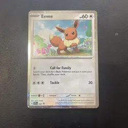 Eevee 043 Sv: Scarlet & Violet Black star Promo Cards Holo - Image 1