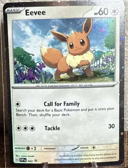Eevee 043 Sv: Scarlet & Violet Promo Cards Holo - Image 1