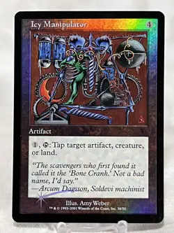 Icy Manipulator Deckmasters Garfield vs Finkel Foil ~LP~ Magic The Gathering MTG - Image 1