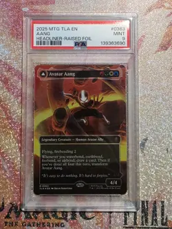 Avatar Aang (Raised Foil) Avatar: The Last Airbender Foil PSA 9 POP 1 - Image 1