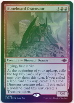 Bonehoard Dracosaur Foil M The Lost Caverns of Ixalan 134 NM - Image 1