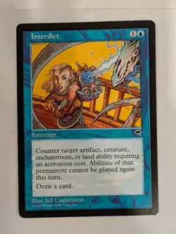 Interdict - Magic the Gathering MTG Tempest Nice! - Image 1
