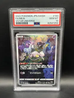 PSA 10 Mew 183/172 AR s12a VSTAR Universe 2022 Pokemon Card Japanese GEM MT - Image 1