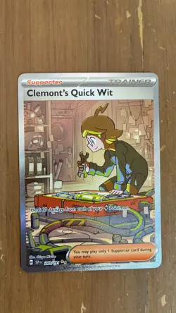 🔥Clemonts Quick Wit 243/191 Pokemon Surging Sparks Special Illustration Rare🔥 - Image 1