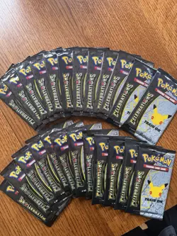 Pokemon Celebrations 25th Anniversary Booster Pack - Lot of 24 Packs - Image 1