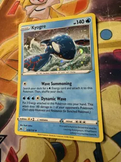 036/159 Kyogre Cosmos Holo Pokemon Crown Zenith NM (With Swirl) - Image 1