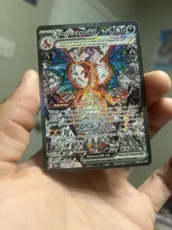 Pokemon TCG Charizard ex Sv03: Obsidian Flames 223/197 Holo Illustration NM ZP1 - Image 1