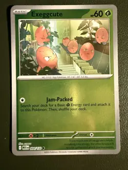 Pokemon TCG Exeggcute 4/132 DP3 Mega Evolution Reverse Holo NM - Image 1