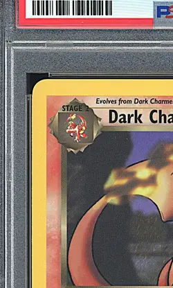 DARK CHARIZARD 2000 Pokemon Team Rocket 1st Edition #21 - PSA 8 - Image 3