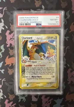 PSA 8.5 Charizard 4/100 EX Crystal Guardians 2006 Holo Rare Pokemon TCG - Image 3