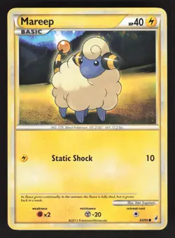 Mareep 63/95 Pokemon TCG Call of Legends LP - Image 1