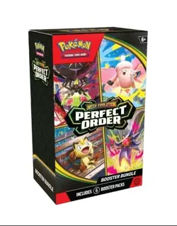 Pokemon TCG: Mega Evolution-Perfect Order Booster Bundle (6 Packs) - Image 1