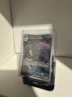 Pokemon Team Rocket's Weezing Destined Rivals 199/182 Illustration Rare Holo - Image 3