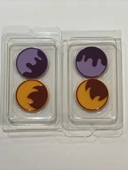 2 X POKEMON TCG: Burn & Poison Counters - Plastic Markers New/Sealed Lot Of 2 - Image 1