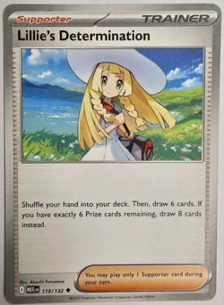 Pokemon - Lillie's Determination - 119/132 - Common - Mega Evolution - New - Image 1