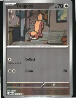 Yungoos 109/132 Common Mega Evolution Pokemon Reverse Holo Near Mint - Image 1