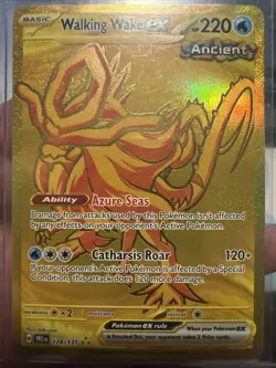 Pokemon Prismatic Evolutions - WALKING WAKE EX - GOLD HYPER RARE - 178/131 - NM - Image 1