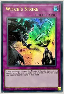 MP20-EN035 Witch's Strike - Ultra Rare 1st Edition Near Mint YuGiOh Card - Image 1