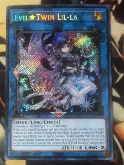 Yugioh: Evil Twin Lil-la - BLCR-EN097 - Secret Rare - 1st Edition - NM - Image 1