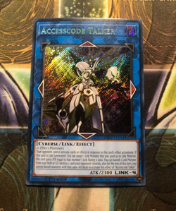 *** ACCESSCODE TALKER *** 1ST EDITION SECRET RARE RA02-EN044 MINT/NM YUGIOH! - Image 1