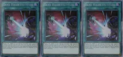 *** 3X DARK RULER NO MORE 3X *** PLAYSET SECRET RARE (NM) TN19-EN014 YUGIOH! - Image 1