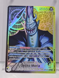 Gecko Moria - OP14-080 (Alternate Art) OP14-080 The Azure Sea's Seven Foil - Image 1