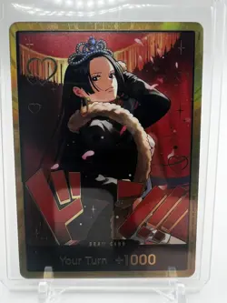 DON!! Card (Boa Hancock) (Gold) Extra Booster: One Piece Heroines Edition Foil - Image 1