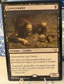 Gravecrawler LP Duel Decks: Blessed vs. Cursed 059/080 MTG Regular - Image 1