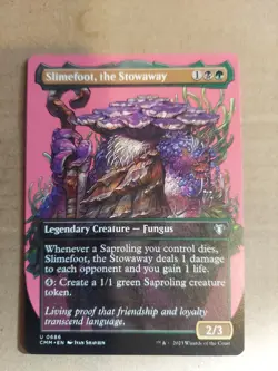 Slimefoot, the Stowaway (Borderless) Commander Masters Regular - Image 1
